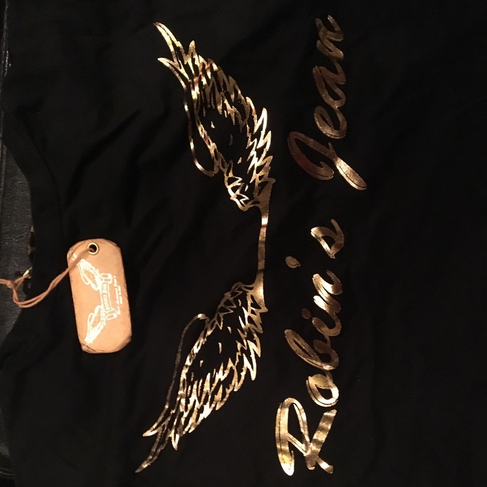 Robin’s Jean women medium black shirt